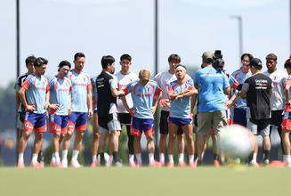 日本、連日の非公開練習＝新主将に板倉―Ｗ杯サッカー