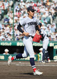 「横浜の織田、力尽きる＝高校野球」の画像1