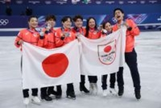 銀メダルの日本チーム　五輪