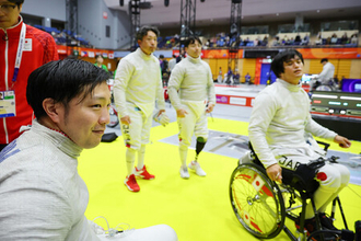 加納「もっと強く」＝アジアパラ・車いすフェンシング