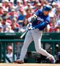 大谷が今季１号３ラン　大リーグ