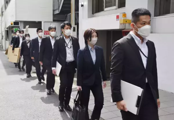 作業員転落死、業者を家宅捜索