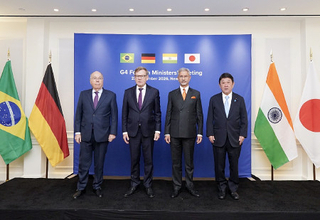 「Ｇ４」が外相会合