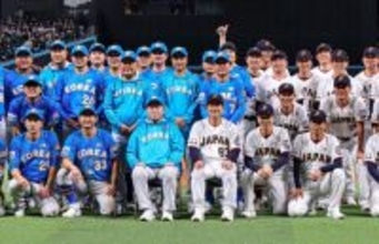 日韓代表ＯＢ戦に３万人＝中田翔さんら本塁打―野球