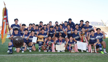 ３連覇の桐蔭学園　高校ラグビー