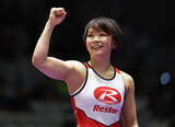 「女王、けが抱えても強く＝たくましくなった藤波朱理―全日本選抜レスリング」の画像1