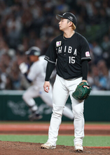 横山、リード守れず＝プロ野球・ロッテ