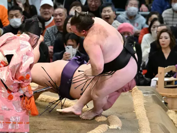 美ノ海の寄り倒し