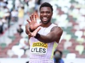 ライルズ、圧巻の走り＝セイコー陸上
