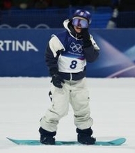 荻原大翔、会心の滑り出し＝メダルへの期待膨らむ―スノーボード〔ミラノ・コルティナ五輪〕