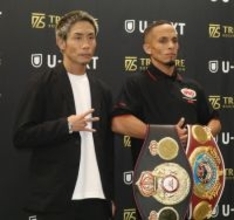 谷口、意気込む＝３日の世界戦へ会見―ボクシング