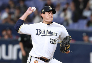 オリックス先発の九里　プロ野球