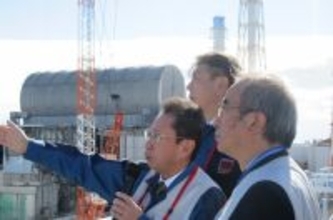 花角新潟知事、福島第１原発を視察