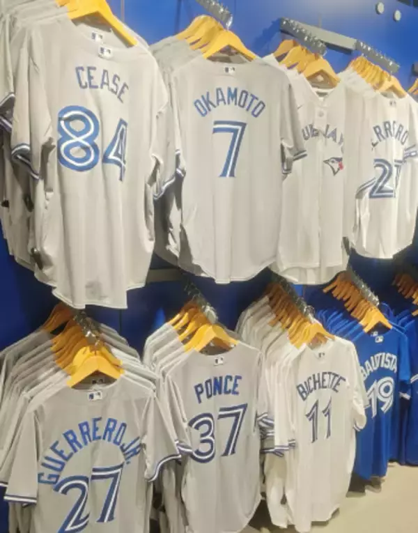 販売された岡本のユニホーム　大リーグ