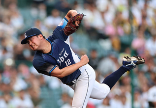 西武先発の渡辺　プロ野球