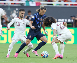 攻め込むカノッビオ　Ｗ杯サッカー