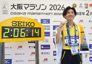 デビューの地で再び好走＝平林、自己記録更新―大阪マラソン