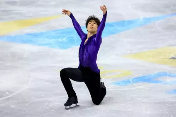 「佐藤がＳＰ４位　世界フィギュア」の画像