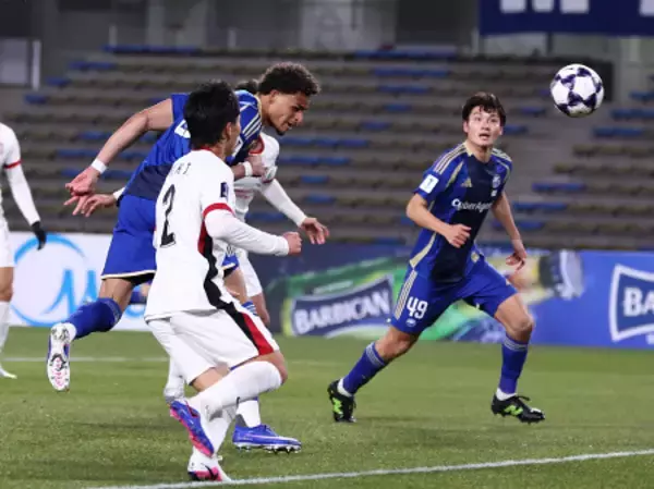 イェンギの先制ゴール　ＡＣＬサッカー