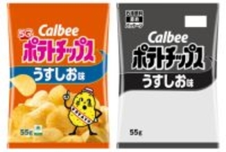 カルビー、主力１４品を白黒包装＝中東影響で、ポテチなど２５日以降