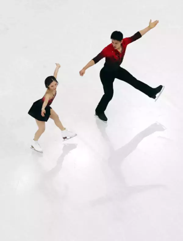 三浦、木原組の演技　五輪