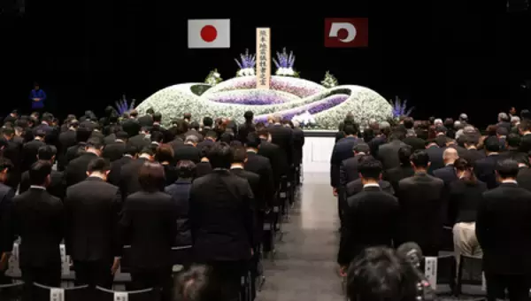 犠牲者２７８人の冥福祈る＝県と全市町村共催の追悼式―熊本地震本震から１０年