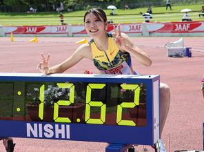 中島ひとみ、１２秒６２の日本新