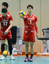 西田有志、五輪出場権へ「難しい戦い」＝アジア選手権へ合宿公開―バレーボール男子