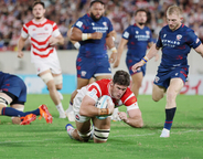 日本、米国に快勝＝決勝はフィジーと―ラグビー