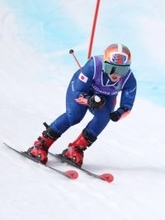 本堂「力出し切れた」＝アルペン女子大回転立位〔パラリンピック〕