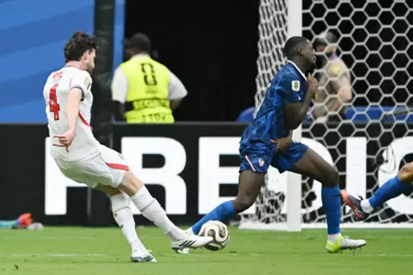 ライスの先制ゴール　Ｗ杯サッカー