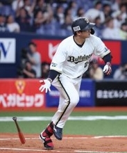 紅林の適時二塁打　プロ野球