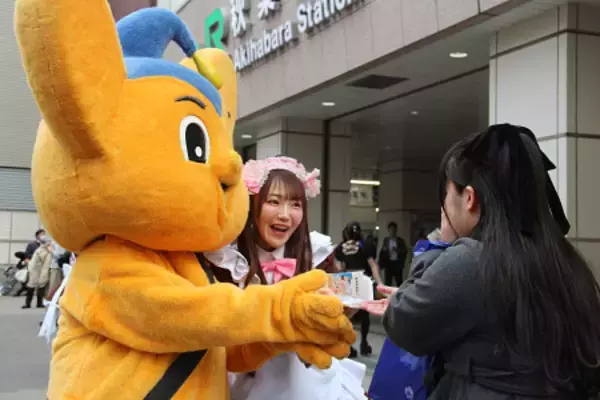 メイドが万引き被害防止呼び掛け