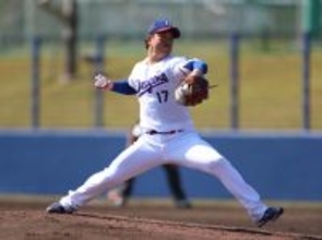 シート打撃に登板した柳　プロ野球