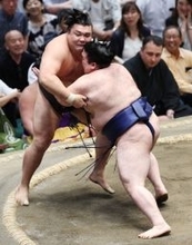 豪ノ山の押し出し