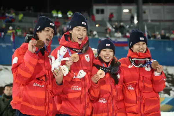 日本人メダリストの横顔＝ジャンプ〔ミラノ・コルティナ五輪〕
