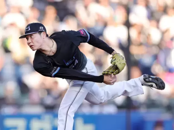 ロッテ先発の広池　プロ野球
