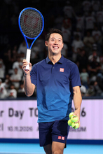 錦織圭さん、引退イベント満喫＝フェデラーさんとダブルスも―男子テニス