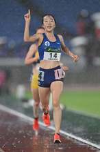 田島愛理、２冠　日本学生対校陸上