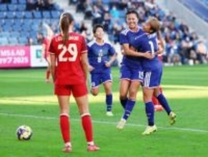 なでしこ、連係戻り快勝＝谷川が攻撃けん引