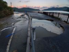 沖縄本島、１７市町村で断水見込み