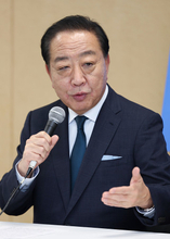 中道・野田氏、弘前で第一声