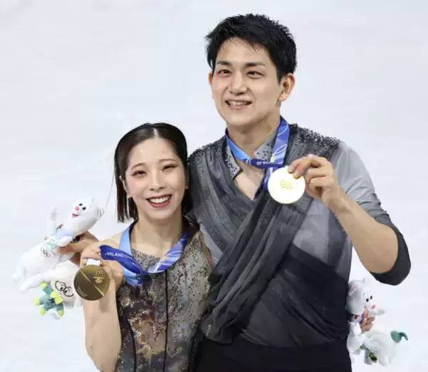 三浦、木原組が逆転の金＝日本勢メダル１８個、過去最多タイ〔ミラノ・コルティナ五輪〕