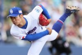 根尾の力投　プロ野球オープン戦