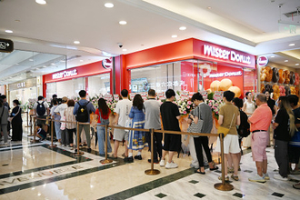 ミスド、７年ぶり中国再進出