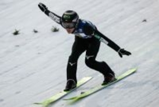 二階堂の着地　Ｗ杯ジャンプ