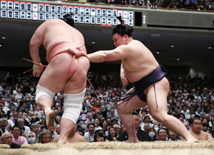 義ノ富士、好調維持＝大相撲夏場所