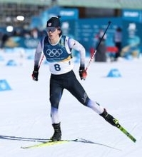 力走する山崎　五輪