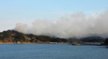 山林火災、延焼続く＝１３７０ヘクタールに拡大―岩手・大槌町