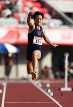 宮尾の跳躍　陸上日本選手権